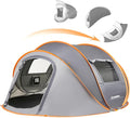 EchoSmile Pop Up Camping Tent, 2/4/6 Person Easy Setup Tent, Water Resistant Dome, Portable with Carry Bag
