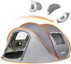 EchoSmile Pop Up Camping Tent, 2/4/6 Person Easy Setup Tent, Water Resistant Dome, Portable with Carry Bag