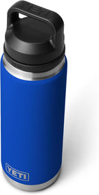 YETI Rambler 26 oz Bottle, Leakproof, Vacuum Insulated, Stainless Steel with Chug Cap, Royal Blue
