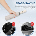 TOPSAIL 45in Compact Inverted Folding Umbrella for Travel Wind-resistant, Anti-rebound & Safe Collapsing, Portable & Sturdy Windproof Reverse Umbrellas for Rain