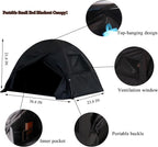 Sleep Bed Tent Light-Blocking Privacy Tent Blackout Canopy to Improve Sleep Anytime, Anywhere. Perfect for Nightshift, Dorms, Travel, Naps and Relaxation