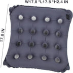 Inflatable Seat Cushion, Portable Air Seat Chair Cushions for Pressure Relief Breathable Waffle Square Seat Pad for Home Car Wheelchairs Office Chairs and Airplanes (1 Pack)