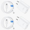 USB C Android Charger Fast Charging Cord, Super Fast Phone Chargers 10FT C to C Type Cable with 25W USBC Wall Block for Samsung Galaxy S26 S25 S24 Ultra Plus/S23/S22/S21/S20/Note 20/10, White