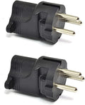 Ceptics Israel, Palestine SI 32 Travel Power Plug Adapter Accepts NEMA 5-15R - ETL Certified - Industrial Grade (IG-14-2PK)