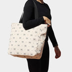 Original Floral Water Resistant Large Tote Bag Shoulder Bag for Gym Beach Travel Daily Bags Upgraded
