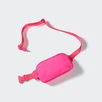 Pander Mini Belt Bag – Ultra Compact, Fits 6.7” Phone, Lipstick, Earbuds, Essentials, Small Crossbody Waist Purse, Sonic Pink