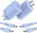 Type C Charger, 2Pack 25W PD USBC Wall Charger Super Fast Charging