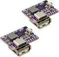 HiLetgo 2pcs 5V 3A Charging and Discharging Integrated Charing Module USB A and USB C/Type-C Dual Interfaces 5V to 4.2V 3A for Mobile Power Bank