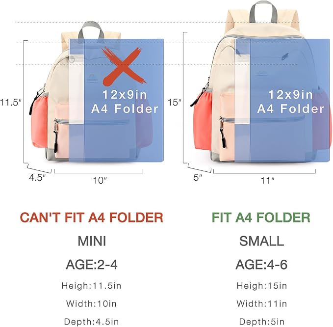 STEAMEDBUN Kids Backpack for Girls 6-8: Toddler Backpack for Preschool Kindergarten - Girls Backpacks for Elementary 4-6