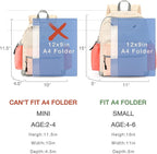 STEAMEDBUN Kids Backpack for Girls 6-8: Toddler Backpack for Preschool Kindergarten - Girls Backpacks for Elementary 4-6