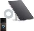 5W Solar Charger Compatible Ring Video Doorbell (2nd Gen - 2020 Release) (White)