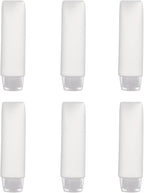 OTO 6 Pack Travel Size Plastic Squeeze Bottles for Liquids, 30ml/1 Fl. Oz TSA Approved Makeup Toiletry Cosmetic Containers
