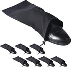 PlasMaller Shoe Storage Bags 100% Cotton with Drawstring for Men and Women for Travel Protecting and Storing Shoes