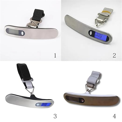 Luggage Weight Scale, Portable LCD Digital Scale Electronic Luggage Suitcase Scale Weigh Balance Travel Hand Hanging Steelyard Belt Scale 50kg 10g,for Travel