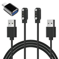 VeryFit Smart Watch Charger, 2-Pack/3.3FT Magnetic Charging Cable for Veryfit Smart Watch IDW28, ID207, IDW13, ID208 Plus, IDW19, ID205L, ID206, ID208BT and More