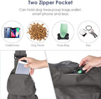 Lukovee Dog Sling Carrier, Hard Bottom Support & Adjustable Soft Padded Shoudler Strap Dog Slings for Small Dogs, Dog Purse with Drawstring Mesh Opening & Zipper Pockets for Puppy Cat Pet (Grey)