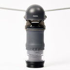 V4 Portable Lever Espresso Maker – Manual Espresso Machine with 51mm Ridgeless Filter Basket, Double Shot, Non-Pressurized, Perfect for Camping & Travel – by HUGH (Non- pressurized Filter)