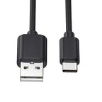Smays USB to USB C Cable 3ft 5-Pack, Type C Phone Charger Cord Bulk, Black