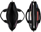 Laptop Shoulder Bag for Women Men, Waterproof Computer Case Messenger Bag Briefcase for Business Office Travel