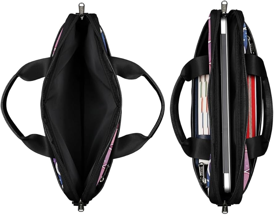 Laptop Shoulder Bag for Women Men, Waterproof Computer Case Messenger Bag Briefcase for Business Office Travel