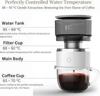 Generic BrewMatic-Smart Automatic Mini Portable Coffee Maker | Single Cup Pour Over Drip Coffee Machine with Filter for Travel, Home, Office, and Kitchen, Small
