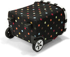 reisenthel carrycruiser dots - Portable Shopping Trolley with Sturdy Aluminum Frame, Shoulder Strap and Removable mesh Inner Bag -Water-Repellent