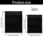 2 Pcs Dust Bags for Purses, Purse Dust Bags Shoe Storage Bag with Drawstring Closure for Handbags, Purses, Shoes, and Boots