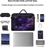 Laptop Shoulder Bag for Women Men, Waterproof Computer Case Messenger Bag Briefcase for Business Office Travel