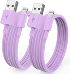 2 Pack [ Apple MFi Certified ]iPhone Charger 6ft,Long Lightning to USB Cable 6 Feet,Fast Apple Charging Cable Cord 6 Foot for iPhone 14/14 Max/13Pro Max/12Mini/11Pro/11/XS/XR/8/7/6s/iPad,Air Original