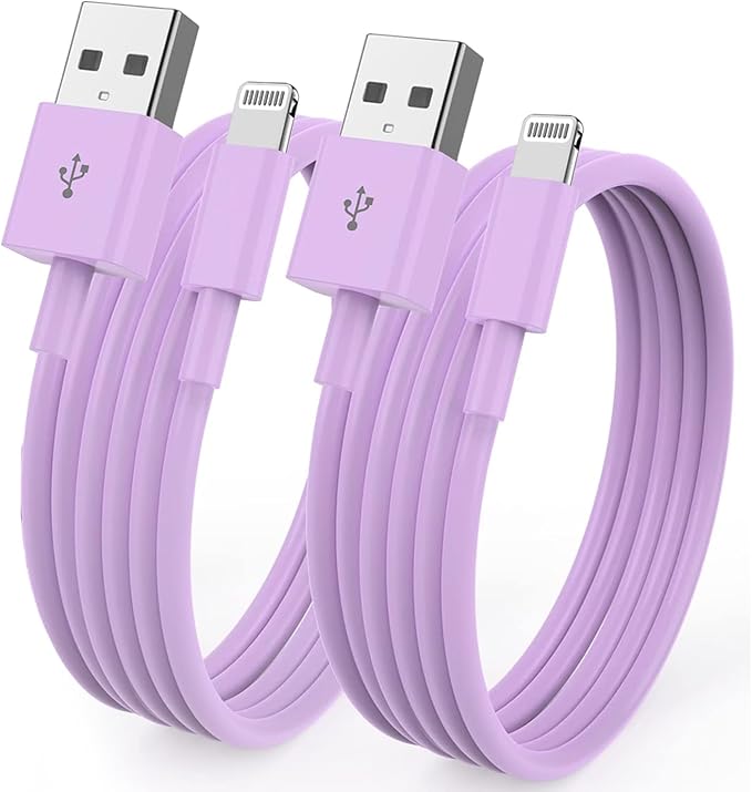 2 Pack [ Apple MFi Certified ]iPhone Charger 6ft,Long Lightning to USB Cable 6 Feet,Fast Apple Charging Cable Cord 6 Foot for iPhone 14/14 Max/13Pro Max/12Mini/11Pro/11/XS/XR/8/7/6s/iPad,Air Original