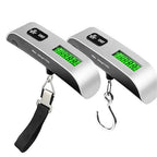 Digital Luggage Scale, 110lb/50kg Capacity, Portable Electronic Hanging Scale with LCD Display for Travel