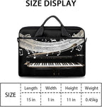 Laptop Shoulder Bag for Women Men, Waterproof Computer Case Messenger Bag Briefcase for Business Office Travel