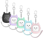 Personal Safety Alarm, VIGOROAD 5 Pack Loud 130dB Siren Emergency Panic Alarm with LED Light, Easy Pull Pin Keychain Self-Defense Security Alarm for Women, Seniors, Kids