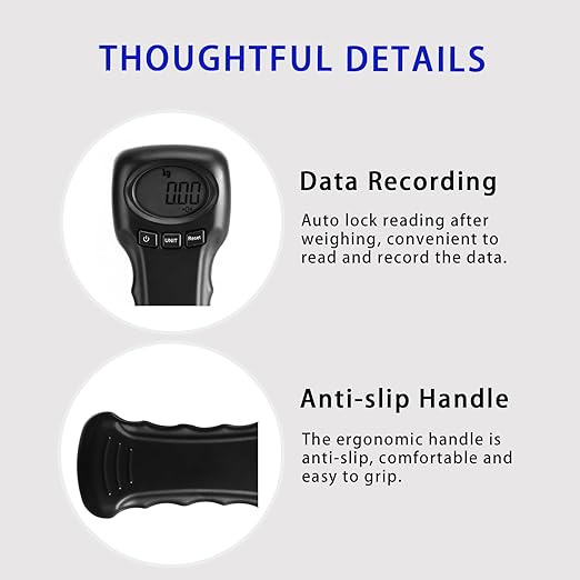 Luggage Scale, Ocs-8 Travel Hanging Luggage Scale, Digital Luggage Weight Scale, Hanging Luggage Weigh Scale Unit with Backlit LCD Display