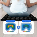 Sonduur 18" x 16" Travel Cushion for Airplane Seat, Adjustable Portable Inflatable Seat Cushion for Air Travel, High Profile Travel Seat Cushions for Airplanes, Lycra Material