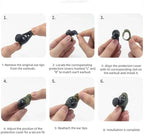 [3 Pairs] Replacement Ear Tips for Bose QuietComfort Earbuds II (2022) & Bose QuietComfort Ultra Earbuds (2023)- Anti-Slip Silicone Wingtip Covers Eartip Accessories