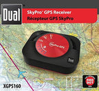 Dual Electronics XGPS160 Multipurpose Universal 5 Device Bluetooth GPS Receiver with Wide Area Augmentation System and Portable Attachment