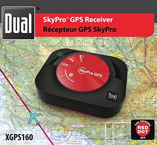 Dual Electronics XGPS160 Multipurpose Universal 5 Device Bluetooth GPS Receiver with Wide Area Augmentation System and Portable Attachment