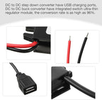 Weewooday 1 Piece 12v to 5v Dc Converter Buck Module USB Output Power Adapter Dc Car Power Converter Regulator