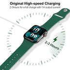 𝟐𝟎𝟐𝟔 𝐔𝐩𝐠𝐫𝐚𝐝𝐞𝐝 for Apple Watch Charger Magnetic Fast Charging Cable [Portable] Magnetic Wireless Charging Compatible with iWatch Series Ultra/9/8/7/6/SE/SE2/5/4/3/2-[1.6FT] White