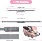 59 Inch Shoulder Straps, Soft with Ultra-Thick Fixed Shoulder Pad, Two Way Independently Adjustable Buckle Replacement Straps for Laptop Bag Messenger Bag Tool Bag Luggage,Gray