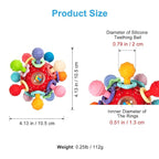 Baby Montessori Sensory Toys for 0-6 6-12 Months, Baby Teether Teething Toys for Babies 0 3 6 9 12 18 Months, Newborn Infant Learning Developmental Toys Gifts for 1 2 Year Old Boys Girls