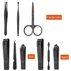 Manicure set Men Personal Care Tools Accessories Finger and Toe Nail Clippers Set Professional Manicure Pedicure Kit With Travel Case Nail Grooming Kit Gifts for Men Women Father Mother