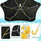 ALAZA Kids Umbrella Stick Umbrellas Cute Umbrella for Boys Girls Toddler UV/Sun Rain Windproof