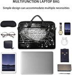 Laptop Shoulder Bag for Women Men, Waterproof Computer Case Messenger Bag Briefcase for Business Office Travel