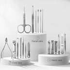 Professional Nail Clippers for Women，Travel Manicure Kit for Men，Nail Clipper Set Care Kit for Beginners with Everything