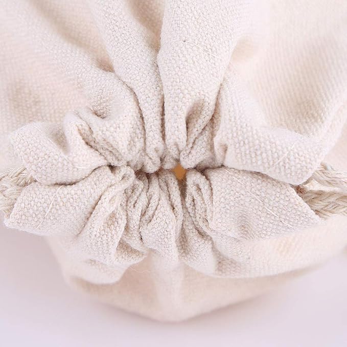 Breathable Dust-proof Drawstring Storage Pouch String Bag for Handbags Purses Shoes Eco Bag (5 PCS,11.81 * 13.77 IN)