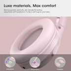 YUMONDEAR Bluetooth Headphones Over Ear, 80 Hrs Playtime Wireless Headphones with ENC Mic, Deep Bass EQ, Foldable Comfort for Travel, Gym & Commuting, Stocking Stuffers