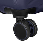 Everest Expandable Hardsided Spinner (Navy, 24-Inch Checked Medium)