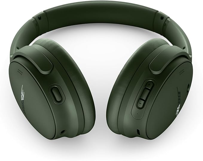 Bose QuietComfort Wireless Noise Cancelling Over Ear Headphones - Cypress Green (Renewed)